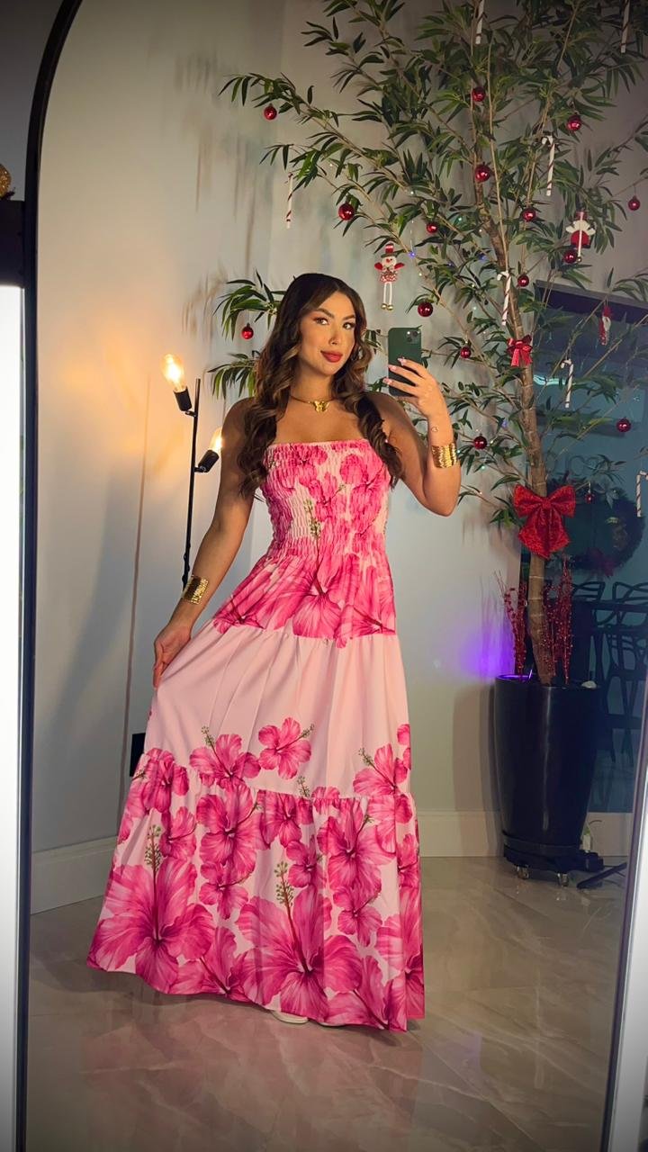 Vestido lastex tomara que caia