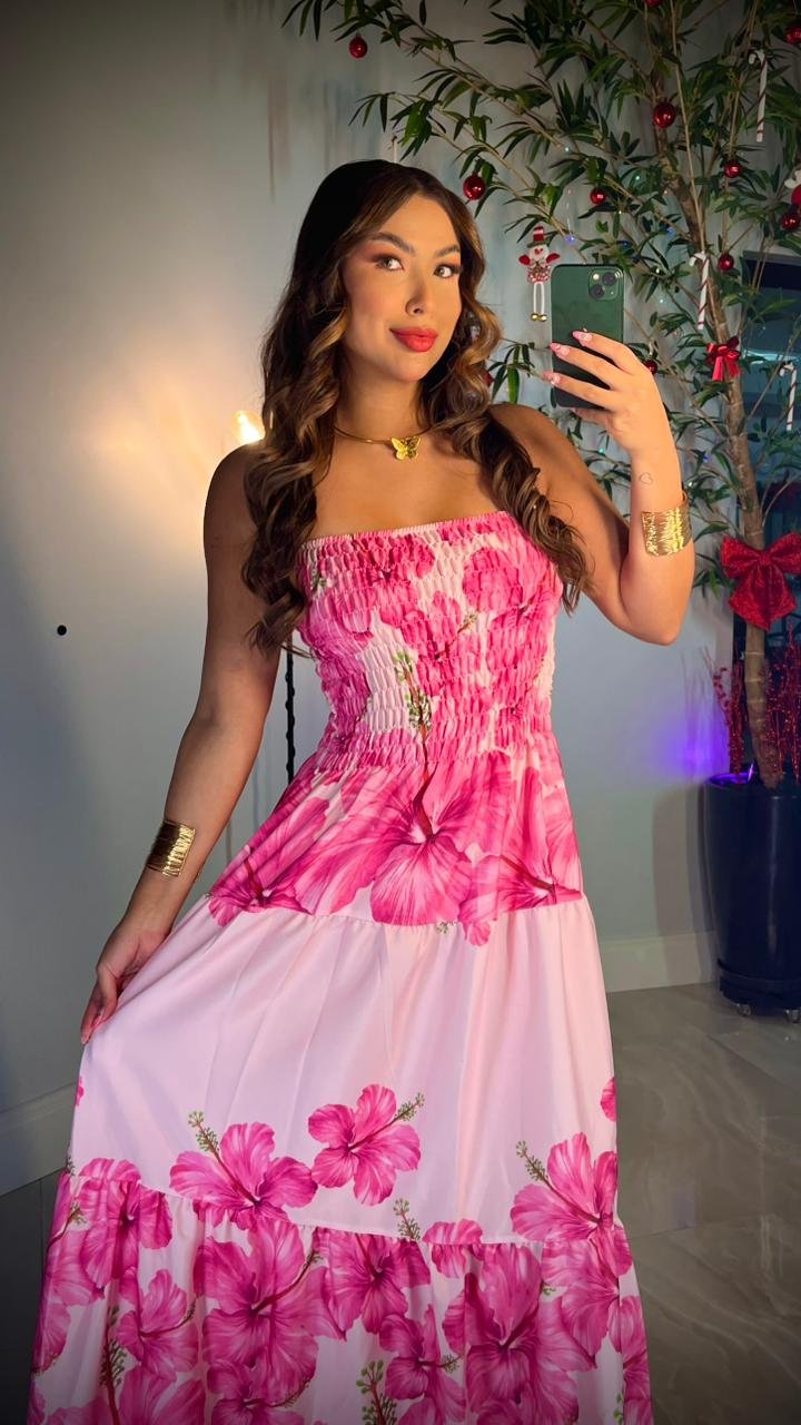 Vestido lastex tomara que caia